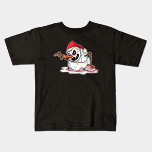 Erie Evil Santa Snowman Kids T-Shirt